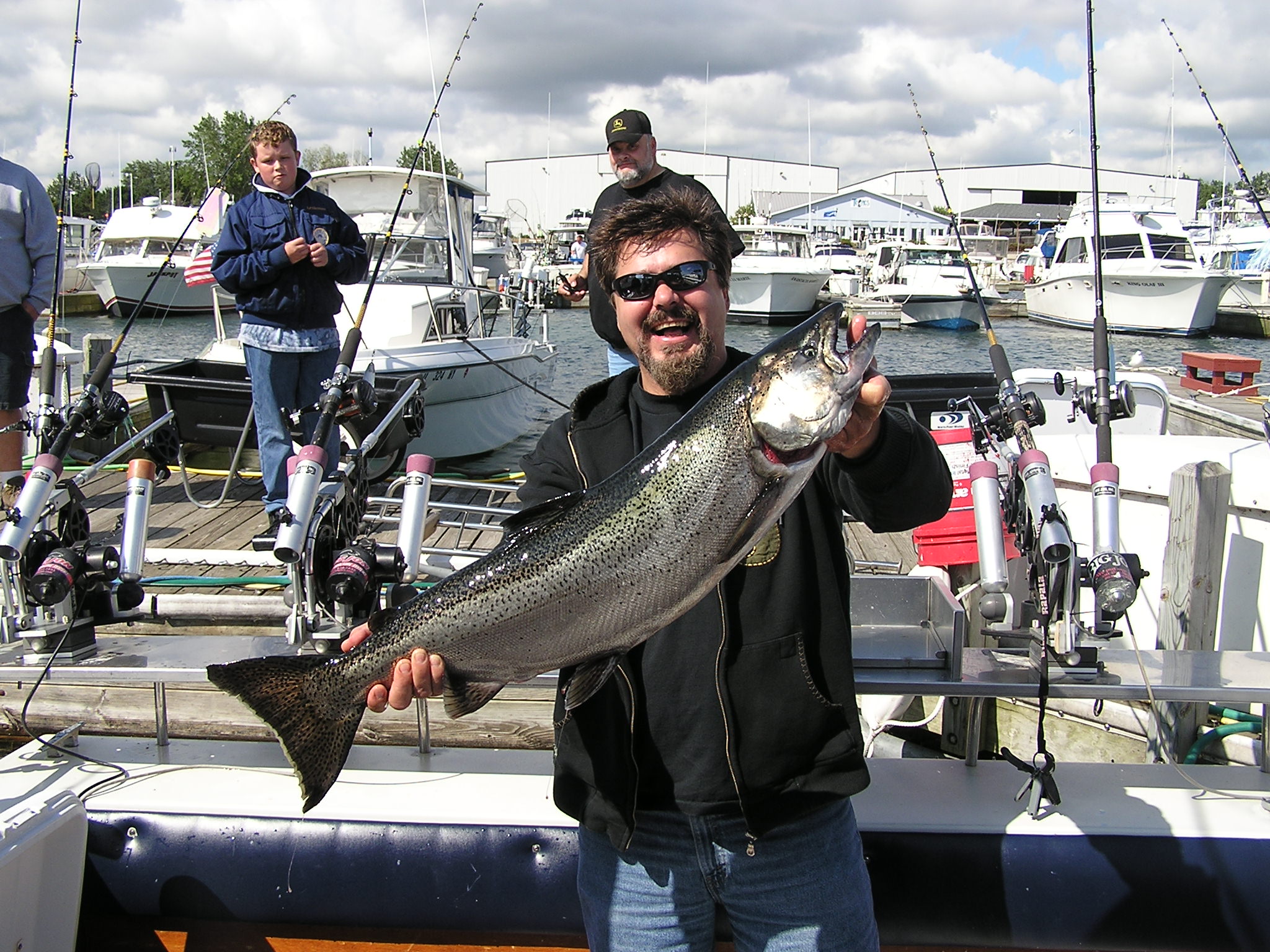 Aug, 24 2008 - 15# King and a few brown trout